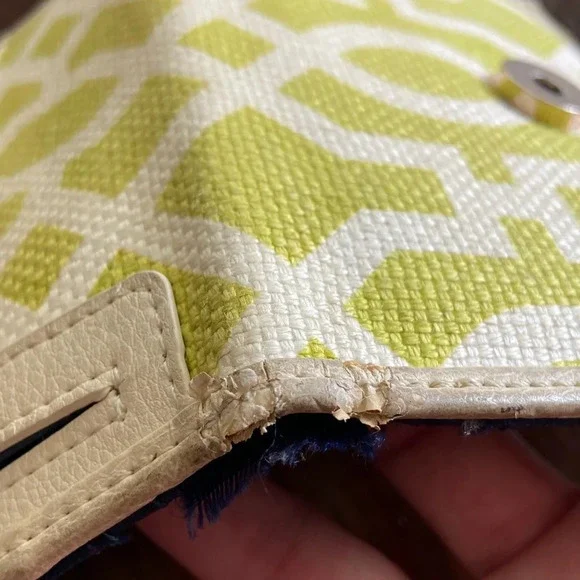 Spartina 449 Heyward Yacht Club Mini Wallet Retro Pineapple - Picture 8 of 10